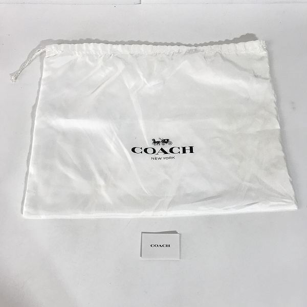 実際に弊社で買取させて頂いたCOACH/コーチ Hitch Crossbody With Varsity Stripe レザーショルダーバッグ C5382の画像 8枚目