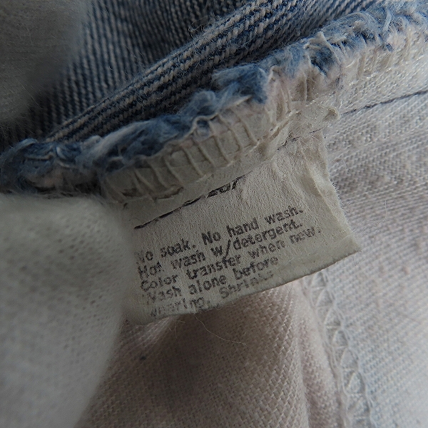 実際に弊社で買取させて頂いたLevi's/リーバイス 刻印8 オレンジタブ スモールe デニムパンツ/W34L36の画像 3枚目