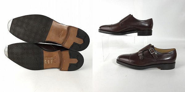 実際に弊社で買取させて頂いたJOHN LOBB/ジョンロブ ウィリアム WILLIAM ダークブラウン ミュージアムカーフ 87966/8.5の画像 2枚目
