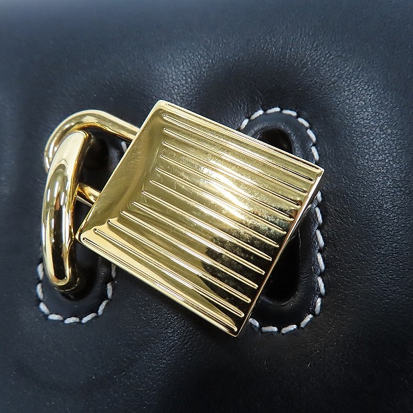 実際に弊社で買取させて頂いたTOM FORD/トムフォード PADLOCK CROSSBODY/パドロック クロスボディバッグ ブラック L1480T-LCL104の画像 7枚目