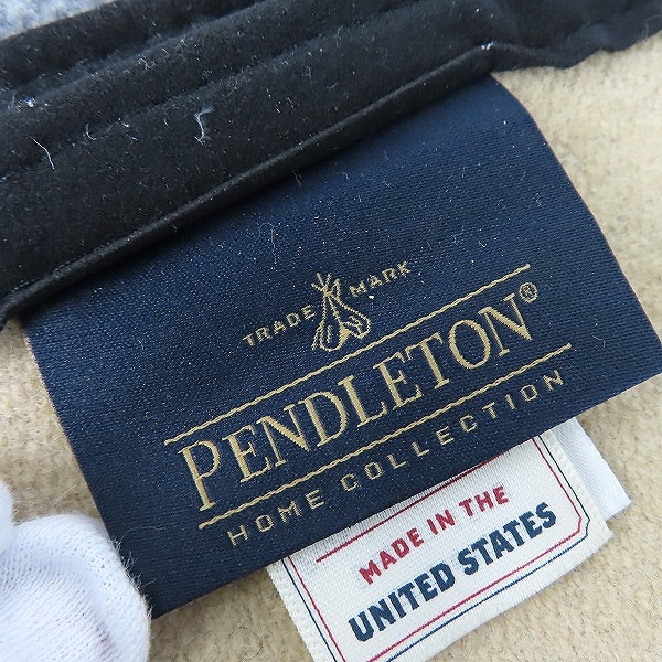 実際に弊社で買取させて頂いたPENDLETON/ペンドルトン クロスロード クイーンサイズ ベッドブランケットの画像 2枚目