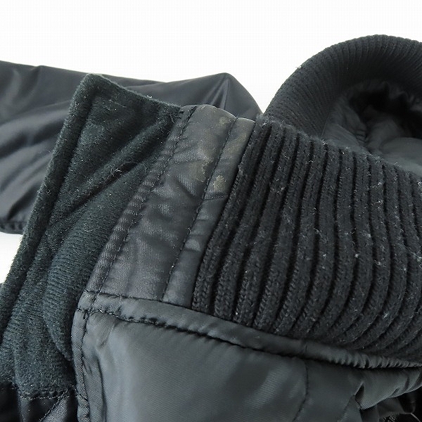 実際に弊社で買取させて頂いたALPHA INDUSTRIES/アルファインダストリーズ HOODED RIB JACKET フーテッド リブ ジャケット 20548-001/XLの画像 8枚目