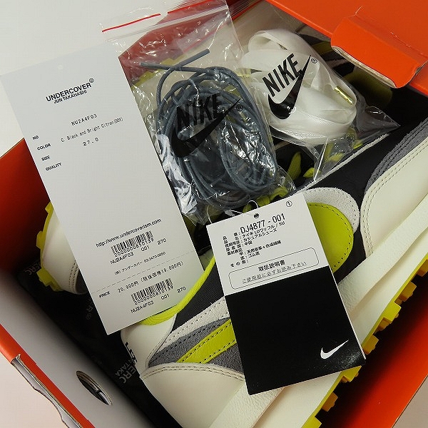 実際に弊社で買取させて頂いた【未使用】NIKE×SACAI×UNDERCOVER/ナイキ×サカイ×アンダーカバー LDWAFFLE/SU DJ4877-001/27の画像 7枚目