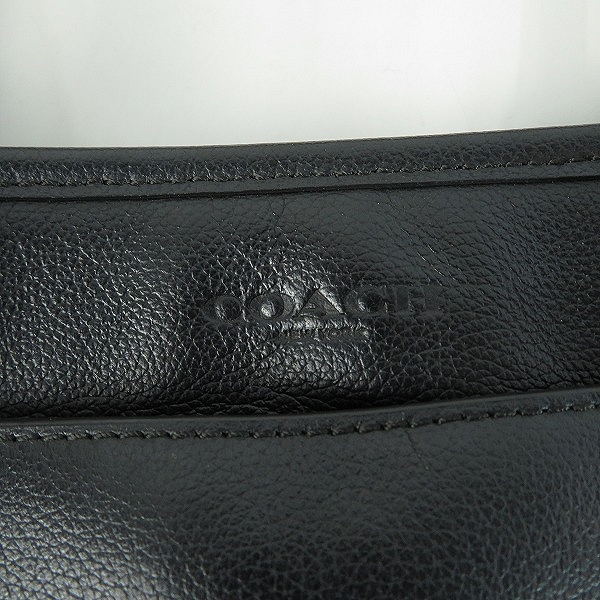 実際に弊社で買取させて頂いたCOACH/コーチ レザー トートバッグ ブラック G1861-F54758の画像 3枚目