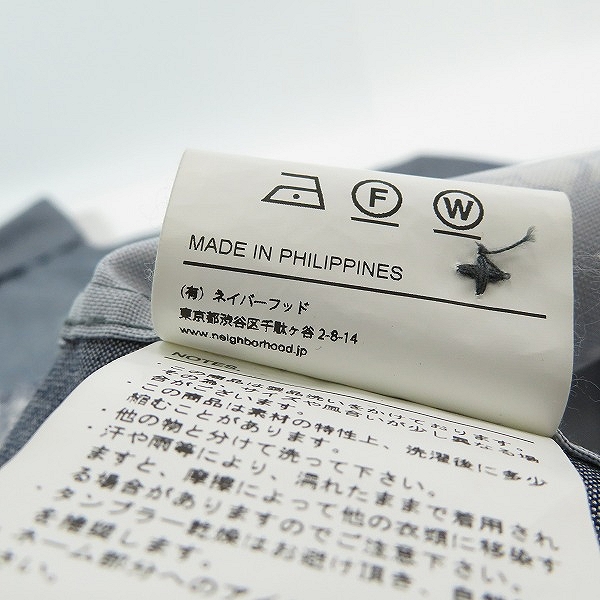実際に弊社で買取させて頂いたNEIGHBORHOOD/ネイバーフッド BANDANA CHOPPED-2 CE-SHIRT LS バンダナ 長袖シャツ/212TSNH-SHM05/Lの画像 4枚目
