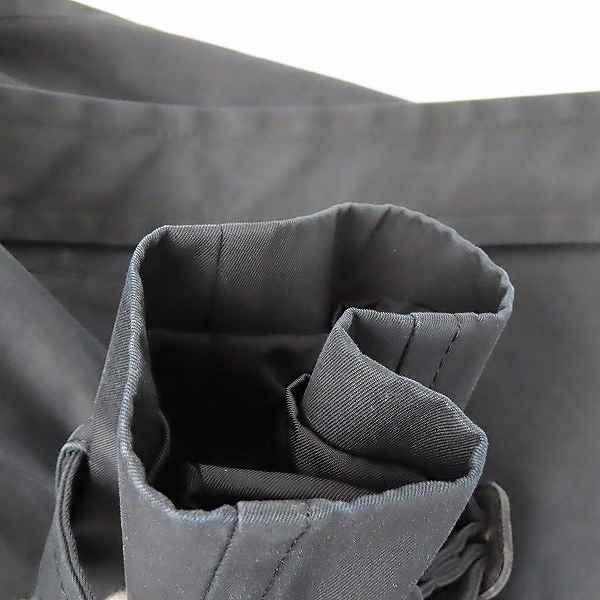 実際に弊社で買取させて頂いたLITHIUM HOMME/リチウムオム 22AW OLMETEX RAGLAN SLEEVE LONG TRENCH COAT ロングトレンチコート/42 の画像 9枚目
