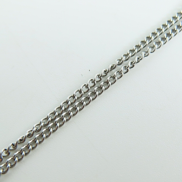 実際に弊社で買取させて頂いたPaul Smith/ポールスミス ロゴ入り 縦長ネックレスの画像 4枚目