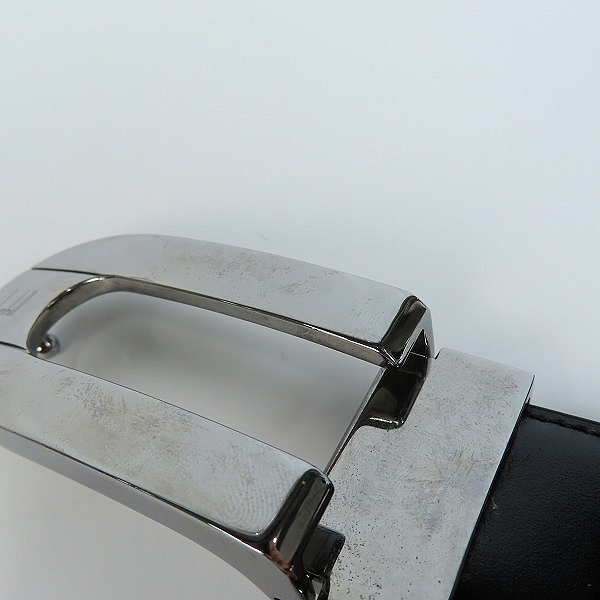 実際に弊社で買取させて頂いたDunhill/ダンヒル バイカラー レザーベルト の画像 4枚目