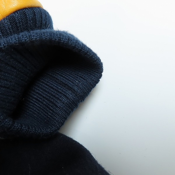 実際に弊社で買取させて頂いたCANTERBURY/カンタベリー STADIUM JACKET 袖レザー 刺繍 スタジアムジャケット/スタジャン RA73510/Lの画像 7枚目