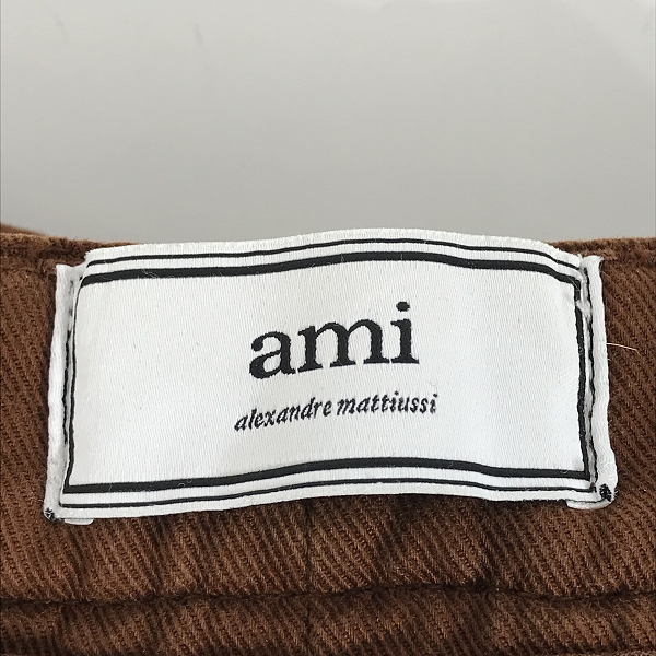 実際に弊社で買取させて頂いたAMI Alexandre Mattiussi/アミ アレクサンドラ マティッシ  19-20AW/OVERSIZE CARROT FIT TROUSERS/NVY/ボトム/H19T617.248/Sの画像 2枚目