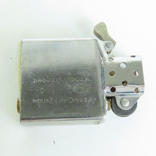 実際に弊社で買取させて頂いたZIPPO/ジッポー HARLEYDAVIDSON/ハーレーダビッドソン 星条旗 イーグルメタル貼り 1993年製の画像 5枚目