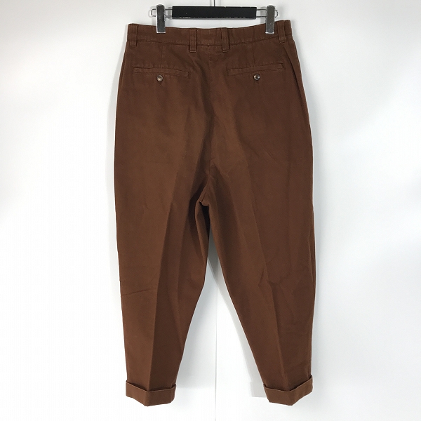 実際に弊社で買取させて頂いたAMI Alexandre Mattiussi/アミ アレクサンドラ マティッシ  19-20AW/OVERSIZE CARROT FIT TROUSERS/NVY/ボトム/H19T617.248/Sの画像 1枚目