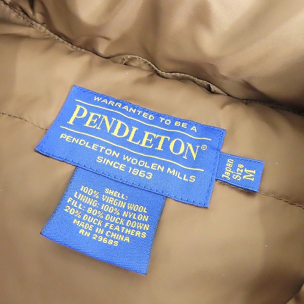 実際に弊社で買取させて頂いたPENDLETON/ペンドルトン ネイティブ柄 ダウンベスト/Mの画像 2枚目
