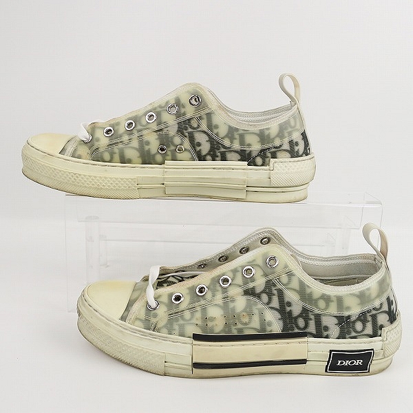 実際に弊社で買取させて頂いたDior Homme/ディオールオム スニーカー キャンバス オブリーク ロー/19EDC/40の画像 3枚目