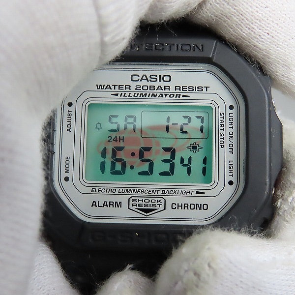 実際に弊社で買取させて頂いたBEAMS×G-SHOCK/ビームス×Gショック 別注 スケルトン ブラック DW-5600VTの画像 6枚目