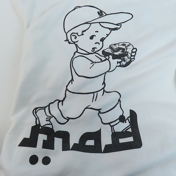 実際に弊社で買取させて頂いたUNDERCOVER/アンダーカバー プルオーバーパーカー ホワイト MUV9805-2/3の画像 8枚目