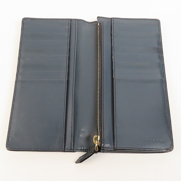 実際に弊社で買取させて頂いたBURBERRY/バーバリー 二つ折り レザー 長財布の画像 3枚目