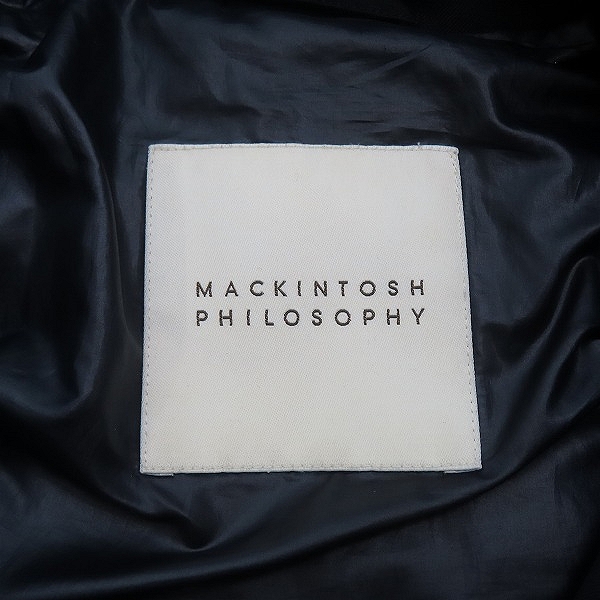 実際に弊社で買取させて頂いたMACKINTOSH/マッキントッシュ  ダウンコート ウール H1C57-452-29/38の画像 4枚目