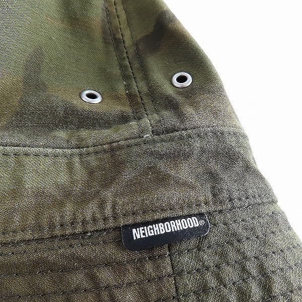 実際に弊社で買取させて頂いたNEIGHBORHOOD/ネイバーフッド MIL-BALL-C バケット ハット 211YGNH-HT04/Lの画像 8枚目