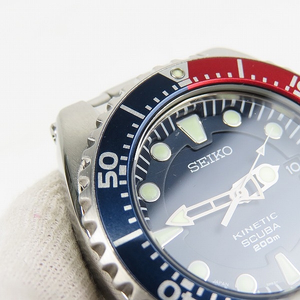 実際に弊社で買取させて頂いたSEIKO/セイコー プロスペックス スキューバ200 腕時計 自動巻き 5M62-0BL0の画像 5枚目