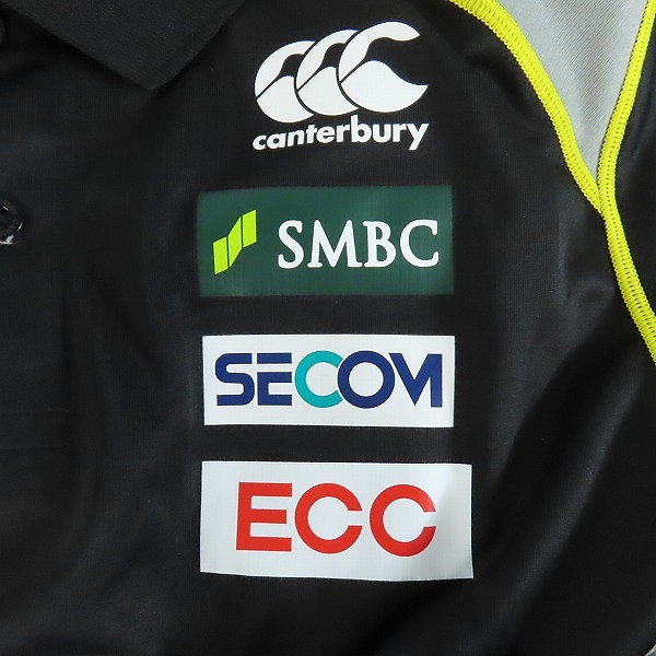 実際に弊社で買取させて頂いたCANTERBURY/カンタベリー SUNWOLVES/サンウルブズ メディアポロシャツ R30006SR /Lの画像 6枚目