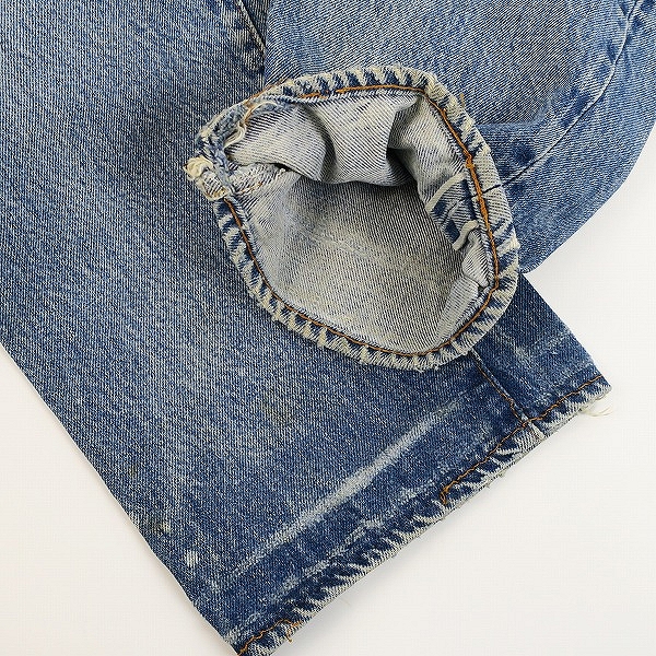 実際に弊社で買取させて頂いたLEVIS/リーバイス 80s 501 ボタン裏524 ストレートデニム の画像 9枚目