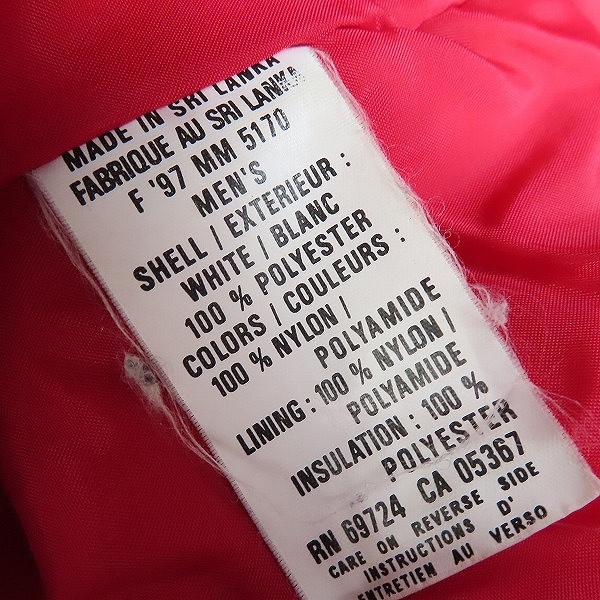 実際に弊社で買取させて頂いたColumbia Sportswear/コロンビアスポーツウェア 90Sヴィンテージ ハーフジップ ブルゾン ネイビー×レッド/Lの画像 3枚目