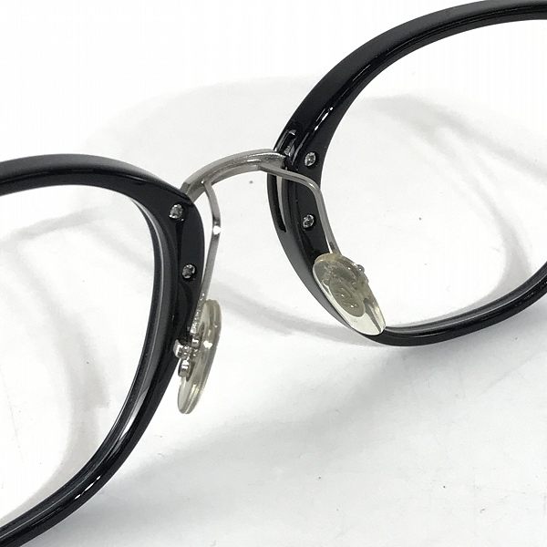 実際に弊社で買取させて頂いたRayBan/レイバン メガネフレーム/アイウェア 黒縁 RB5355F/2000の画像 4枚目