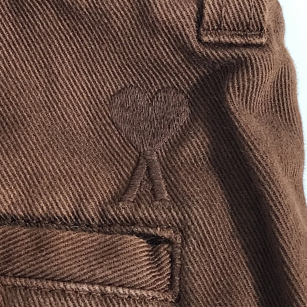 実際に弊社で買取させて頂いたAMI Alexandre Mattiussi/アミ アレクサンドラ マティッシ  19-20AW/OVERSIZE CARROT FIT TROUSERS/NVY/ボトム/H19T617.248/Sの画像 6枚目