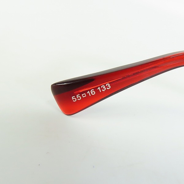 実際に弊社で買取させて頂いたalain mikli/アランミクリ フルリム アイウエア/メガネフレーム A0480 12の画像 9枚目