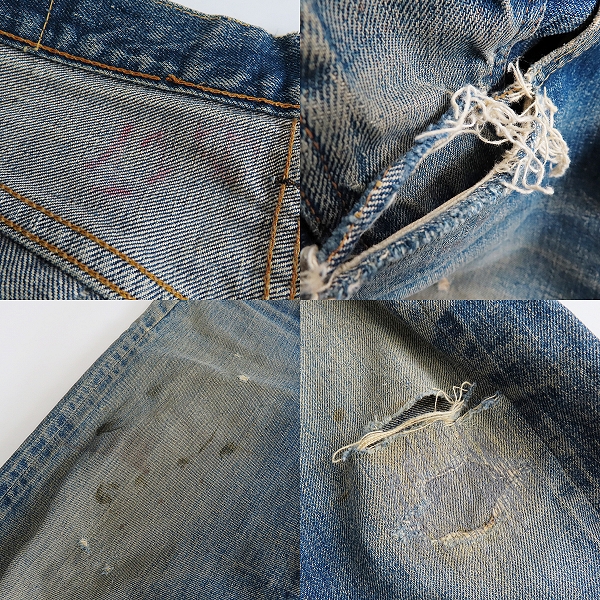 実際に弊社で買取させて頂いたLevi's/リーバイス ボタン裏6刻印/ビッグE/Vステッチ ヴィンテージ デニムパンツの画像 6枚目