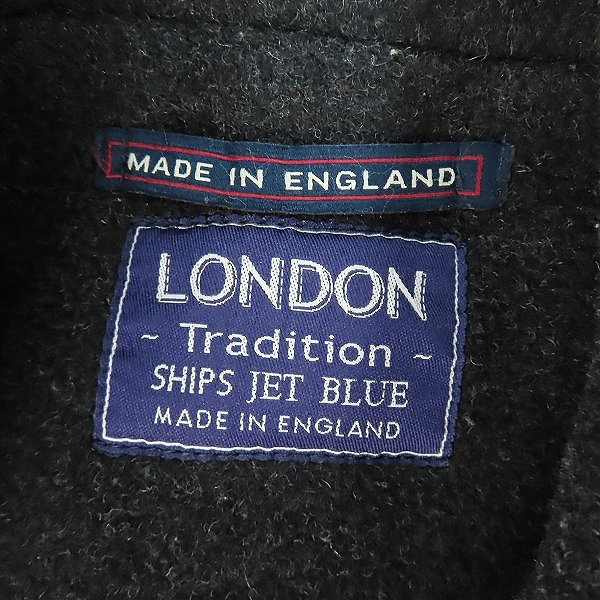実際に弊社で買取させて頂いたLONDON TRADITION×SHIPS JET BLUE/ロンドントラディション × シップス ウールチェスターコート 124-45-0028/S の画像 2枚目