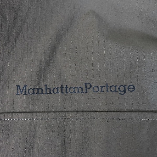 実際に弊社で買取させて頂いた【未使用】Manhattan Portage/マンハッタンポーテージ コーデュラナイロン ロゴプリント コーチジャケット/Lの画像 2枚目
