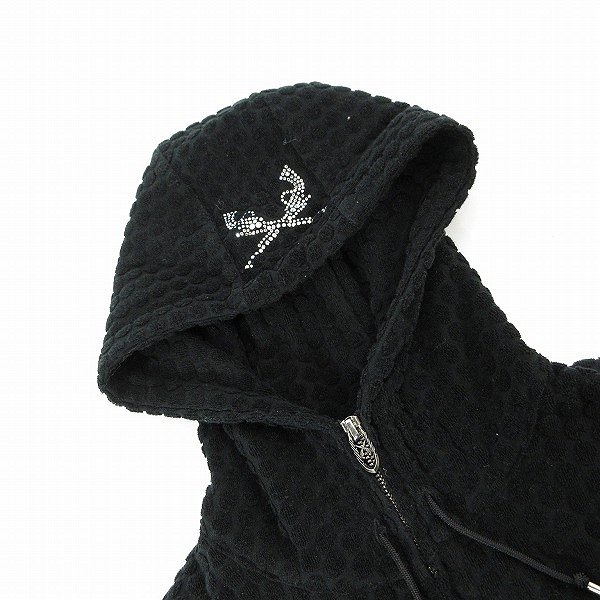 実際に弊社で買取させて頂いたRoar/ロアー フードスワロ 二丁拳銃ジップアップパーカー/16SRLB-10A/1の画像 2枚目