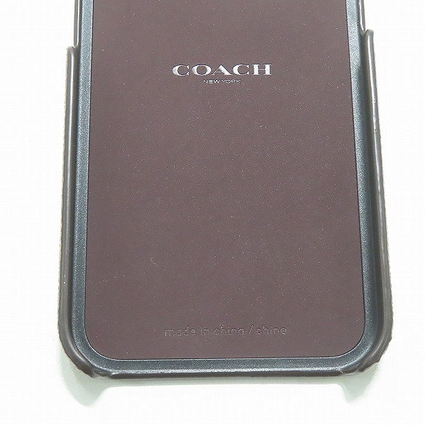 実際に弊社で買取させて頂いたCOACH/コーチ シグネチャー柄 iPhone 13/13Pro用 アイフォンケース/スマホケースの画像 3枚目