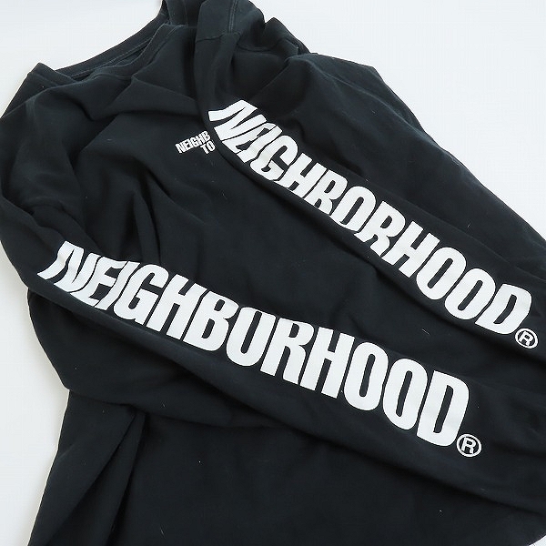 実際に弊社で買取させて頂いたNEIGHBORHOOD/ネイバーフッド ロゴ プリント 長袖 Tシャツ/XLの画像 9枚目