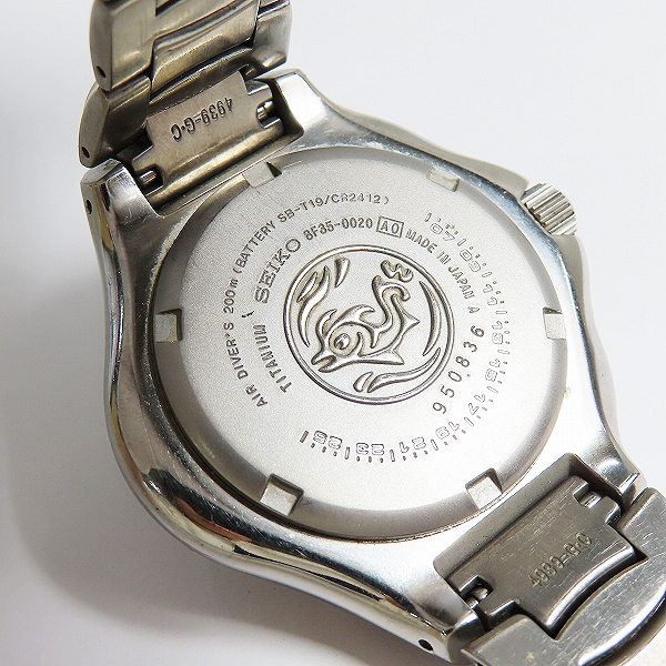 実際に弊社で買取させて頂いたSEIKO/セイコー PERPETUAL CALENDAR/パーペチュアルカレンダー 腕時計/ウォッチ 8F35-0020【動作未確認】の画像 4枚目