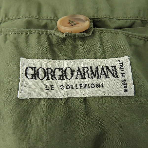 実際に弊社で買取させて頂いたGIORGIO ARMANI/ジョルジオ アルマーニ ジップアップ ジャケットの画像 2枚目