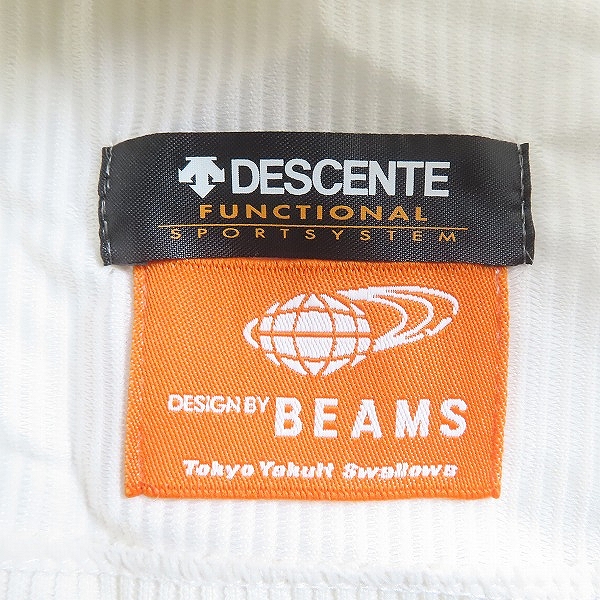 実際に弊社で買取させて頂いたデサント×ビームス 東京ヤクルトスワローズ 2006 ホーム レプリカユニフォーム #18藤井 DYS-0601/FREEの画像 2枚目