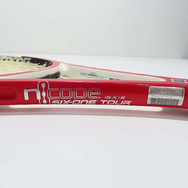 実際に弊社で買取させて頂いたWilson/ウィルソン N-CODE SIX-ONE TOUR 硬式 テニスラケットの画像 4枚目