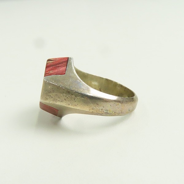 実際に弊社で買取させて頂いたSTANLEY GUESS/スタンリーゲス ウッドブロックリング 15.5号の画像 2枚目