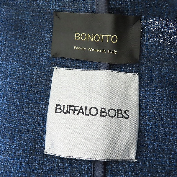 実際に弊社で買取させて頂いたBuffalo Bobs/バッファローボブス STUDENT-BONOTTO イタリアンファブリック テーラードJKT BIB7216/2-3の画像 2枚目