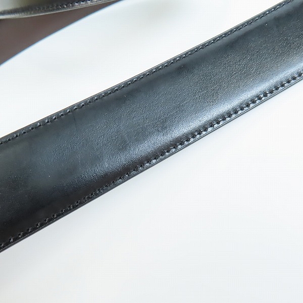 実際に弊社で買取させて頂いたDunhill/ダンヒル バイカラー レザーベルト の画像 5枚目