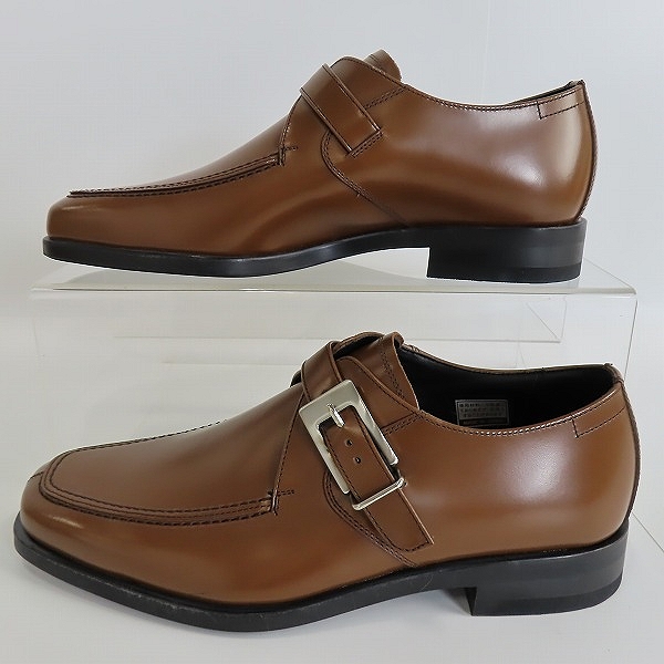 実際に弊社で買取させて頂いたREGAL/リーガル モンクストラップ レザーシューズ/Y625/24.5の画像 3枚目