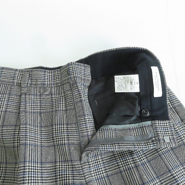 実際に弊社で買取させて頂いたBEAUTY&YOUTH UNITED ARROWS/ビューティーアンドユース グレンチェック1Pワイドテーパードパンツ 1214-199-7277/Mの画像 2枚目