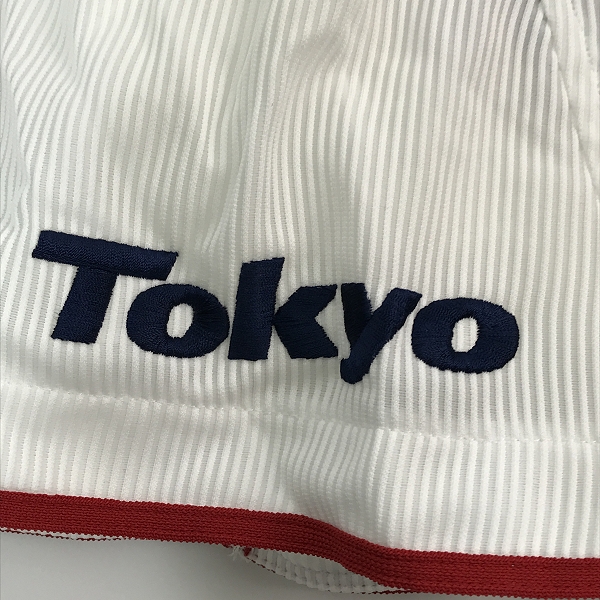 実際に弊社で買取させて頂いた【未使用】DESCENTE/デサント プロコレ/NPBマーク/BEAMSタグ ヤクルトスワローズ ホーム ユニフォーム #23 青木 の画像 7枚目