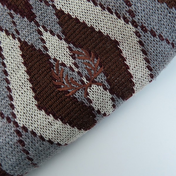 実際に弊社で買取させて頂いたCOMME des GARCONS SHIRT×FRED PERRY/コムデギャルソン×フレッドペリー アーガイル柄Vネックニット/Sの画像 6枚目