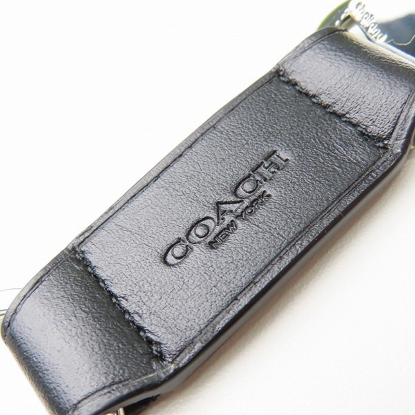実際に弊社で買取させて頂いたCOACH/コーチ レザー ロゴ キーチェーンの画像 2枚目
