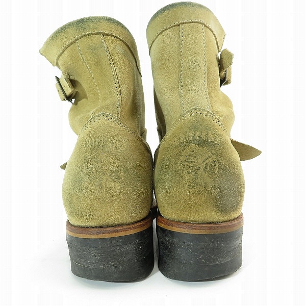 実際に弊社で買取させて頂いたChippewa/チペワ スウェード エンジニア ショートブーツ 9Eの画像 1枚目
