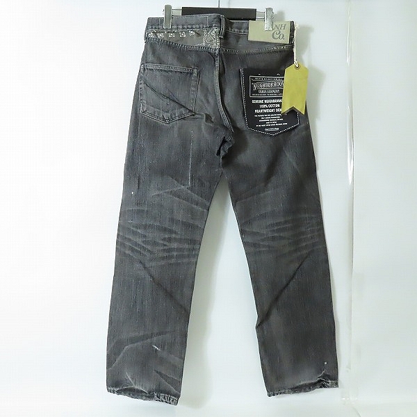 実際に弊社で買取させて頂いた【未使用】NEIGHBORHOOD/ネイバーフッド ANTHONY SAVAGE DENIM 14OZ-PT デニムパンツ 131DCNH-PTM19/Sの画像 1枚目